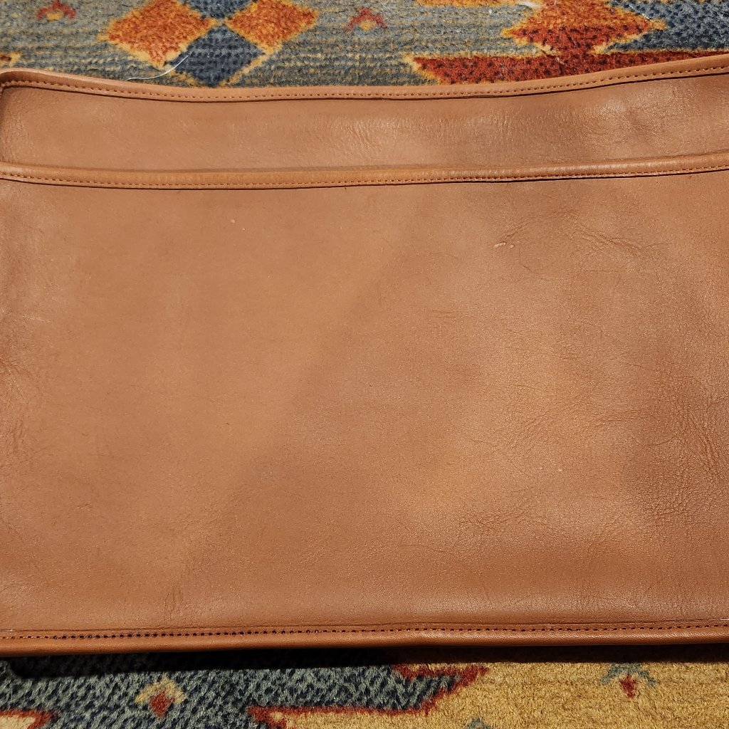 Coach Leather Portfolio/Documents/Laptop Bag, Unused, Like New